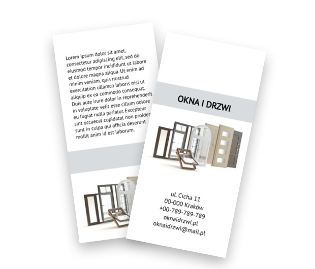 Poczuć bliskość natury, Budownictwo, Okna Drzwi - Ulotki Netprint szablony online