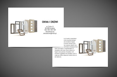 Okiennice i drzwi – świat w przestrzeni, Budownictwo, Okna Drzwi - Ulotki Netprint