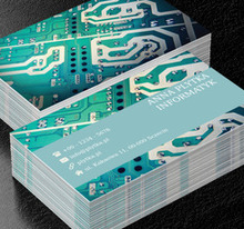 Układ scalony, Motywy, Elektronika - Wizytówki Netprint