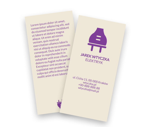 Kilka dobrych napięć, Budownictwo, Elektryk - Ulotki Netprint szablony online