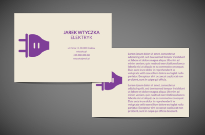 Elektryzująca doskonałość, Budownictwo, Elektryk - Ulotki Netprint