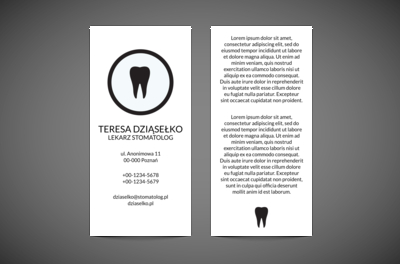 Życzenie zębowej wróżki, Medycyna, Stomatologia - Ulotki Netprint