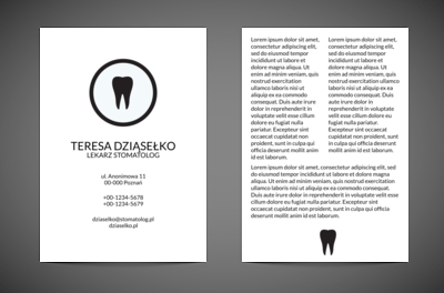 Zębowe marzenia o karierze, Medycyna, Stomatologia - Ulotki Netprint