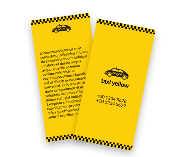 Doskonaląc się w fachu, Transport, Taxi - Ulotki Netprint szablony online