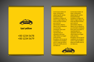 Reklama dźwignią czasu, Transport, Taxi - Ulotki Netprint