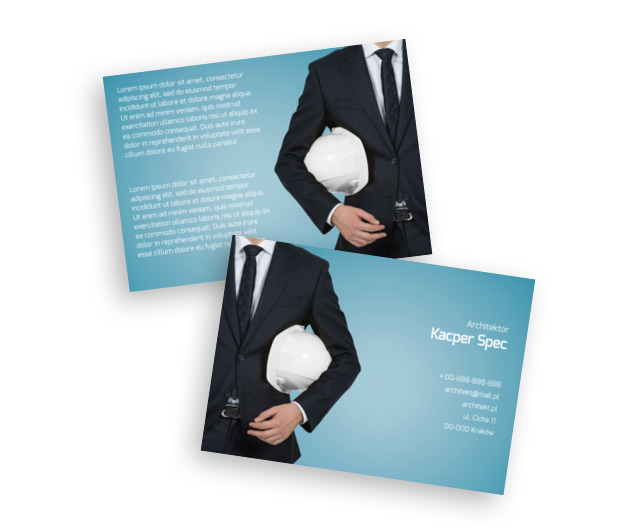 Małe myśli,  wielkie możliwości, Budownictwo, Architektura - Ulotki Netprint szablony online