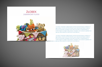 Marzenia ze stumilowego lasu, Edukacja, Żłobek - Ulotki Netprint