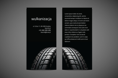 Moc ukryta w bieżniku, Motoryzacja, Wulkanizacja - Ulotki Netprint