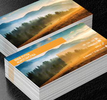 Górski krajobraz, Motywy, Krajobraz - Wizytówki Netprint