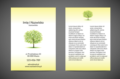 Znad wysokich gałęzi, Środowisko i Przyroda, Ochrona Środowiska - Ulotki Netprint