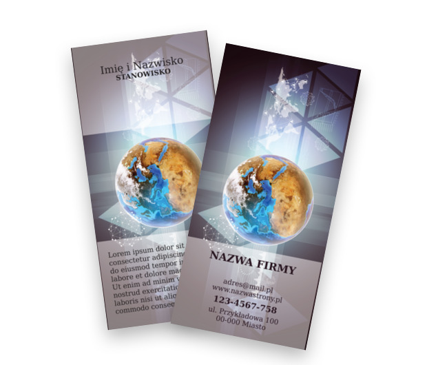 Świat dla mnie, ja dla świata, Turystyka, Biuro podróży - Ulotki Netprint szablony online