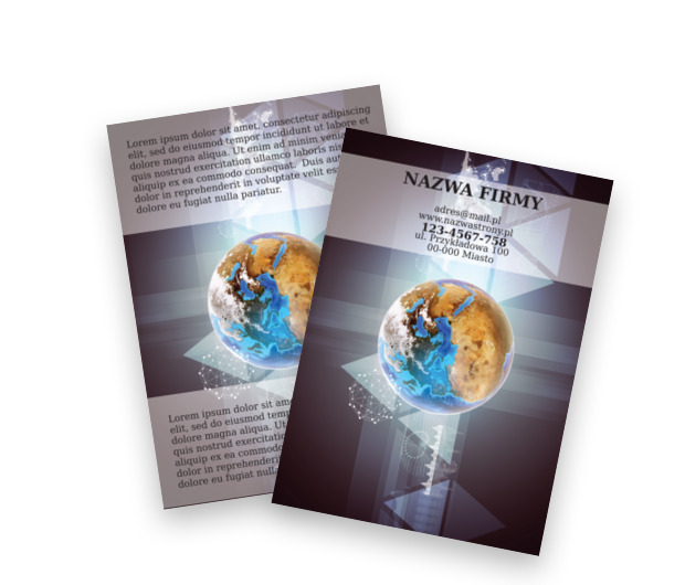 Fortuna kołem turystycznego świata, Turystyka, Biuro podróży - Ulotki Netprint szablony online