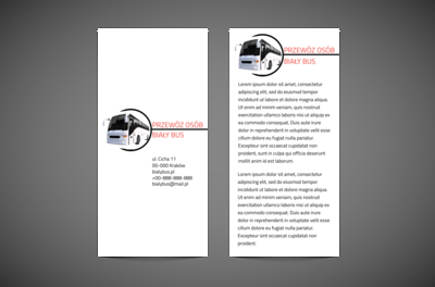 W podróży za marzeniami, Transport, Przewóz osób - Ulotki Netprint