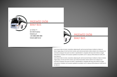 Autokarem przez świat, Transport, Przewóz osób - Ulotki Netprint