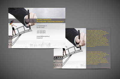 Ubezpieczeni na przyszłość, Finanse Ubezpieczenia, Pośrednik ubezpieczeniowy - Ulotki Netprint