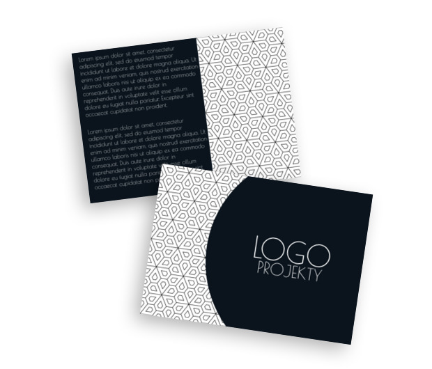 Myśli nieuczesane - W klasycznym nieładzie, Motywy, Tła i tekstury - Ulotki Netprint szablony online