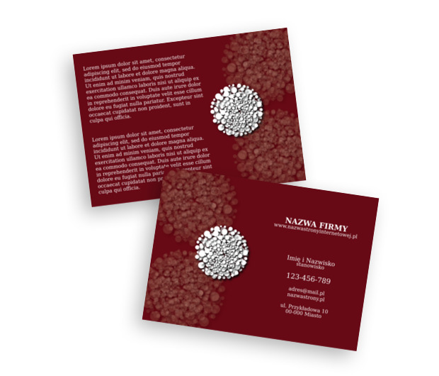 Podbijając świat. Koło fortuny., Motywy, Abstrakcja - Ulotki Netprint szablony online