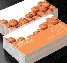 Pomarańczowe piłki, Motywy, Przedmioty - Wizytówki Netprint