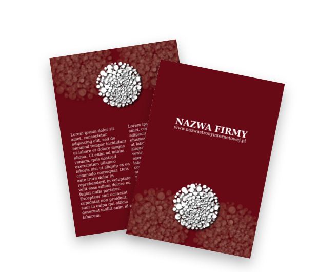 W świecie konsumpcji i biznesu, Motywy, Abstrakcja - Ulotki Netprint szablony online