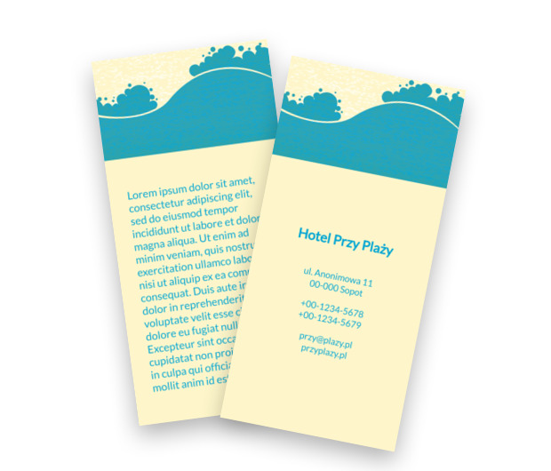 Turystyka w świetle ulotki, Turystyka, Hotel, Motel, Pensjonat - Ulotki Netprint szablony online