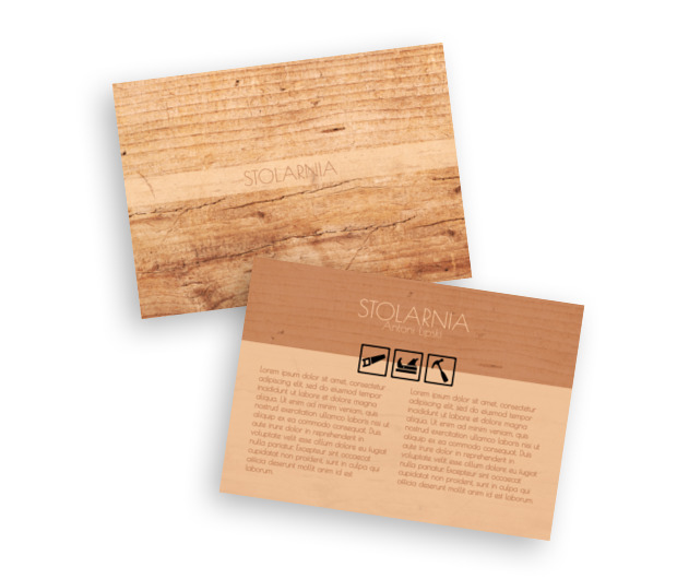 Deskowanie – reklamowanie, Budownictwo, Remont Wykończenia - Ulotki Netprint szablony online