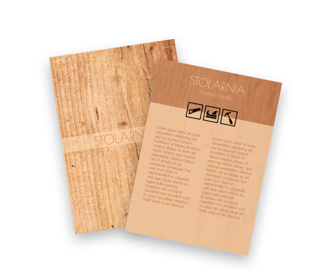 Ulotka twarda jak deska, Budownictwo, Remont Wykończenia - Ulotki Netprint szablony online