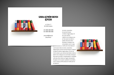 Nauka kluczem do potęgi, Edukacja, Nauka języków obcych - Ulotki Netprint