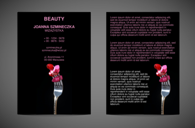 W kolorach tęczowego grodu, Zdrowie i Uroda, Wizaż - Ulotki Netprint