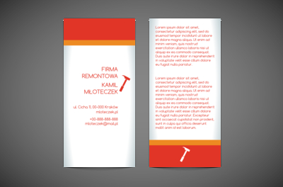 Budowlane, twarde dowody, Budownictwo, Remont Wykończenia - Ulotki Netprint