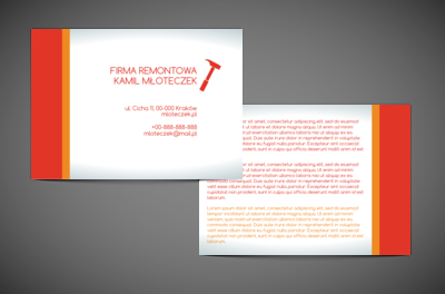 Młotkiem i umysłem, Budownictwo, Remont Wykończenia - Ulotki Netprint