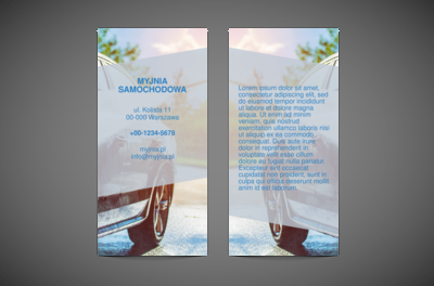 Konfrontacja z nieprzyjacielem, Motoryzacja, Myjnia - Ulotki Netprint