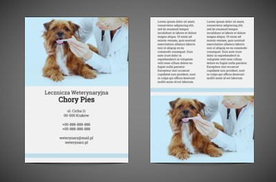 Z sercem jak do przyjaciela , Środowisko i Przyroda, Lecznica weterynaryjna - Ulotki Netprint