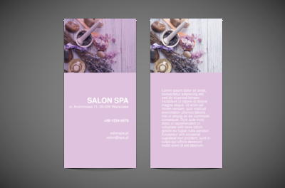 Lawendowe ukojenie, Zdrowie i Uroda, SPA - Ulotki Netprint