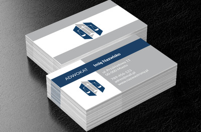 Na szali postawionych spraw, Prawo, Adwokat - Wizytówki Netprint