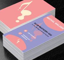 Nuta z kropli, Rozrywka, Klub muzyczny - Wizytówki Netprint