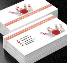 Kula w kręglach, Rozrywka, Kręgielnia - Wizytówki Netprint