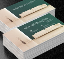 Biała sofa, Sprzedaż, Meble - Wizytówki Netprint