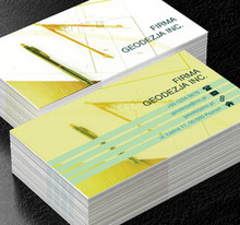 Cyrkiel i ołówek, Środowisko i Przyroda, Geodezja - Wizytówki Netprint