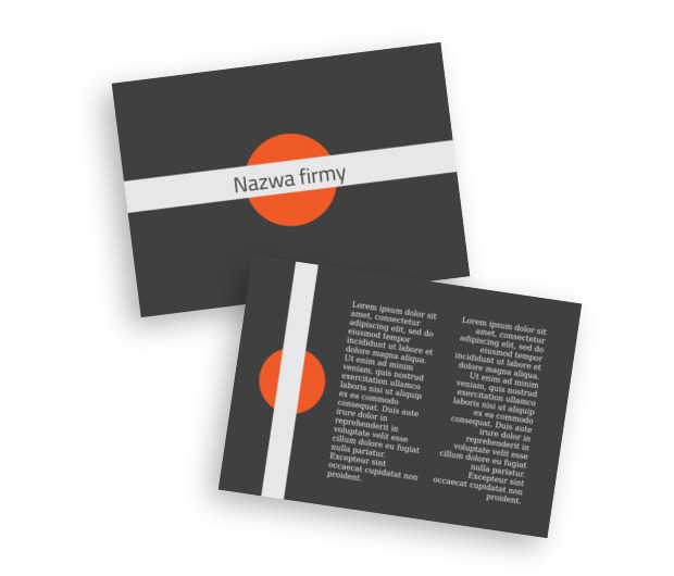 Kiedy powiesz sobie - pomarańcz, Motywy, Uniwersalne - Ulotki Netprint szablony online