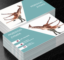 Z żyrafą przez życie, Transport, Przesyłki - Wizytówki Netprint