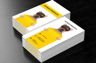 Pies doręczyciel, Transport, Przesyłki - Wizytówki Netprint