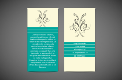 W morskich kolorach, Motywy, Klasyczne - Ulotki Netprint