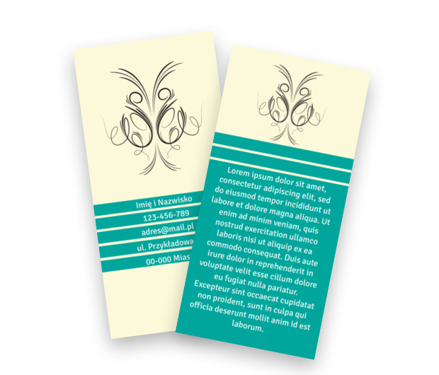 W morskich kolorach, Motywy, Klasyczne - Ulotki Netprint szablony online