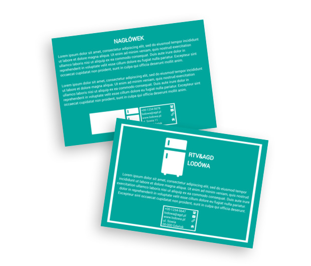 W lecie dobra lodówka to podstawa, Sprzedaż, RTV i AGD - Ulotki Netprint szablony online