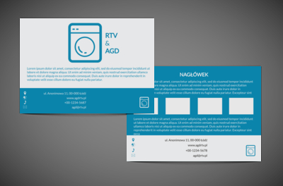 Jasno, prosto, konkretnie. Oferta AGD, Sprzedaż, RTV i AGD - Ulotki Netprint