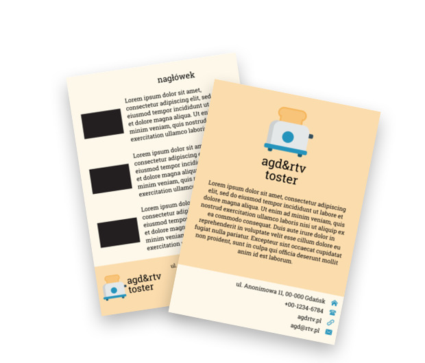 Zapraszamy na syte śniadanie, Sprzedaż, RTV i AGD - Ulotki Netprint szablony online