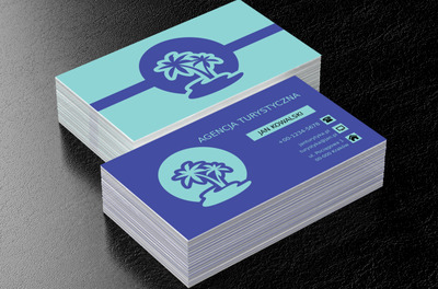 Niebieskie palmy, Turystyka, Agencja turystyczna - Wizytówki Netprint