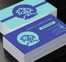 Niebieskie palmy, Turystyka, Agencja turystyczna - Wizytówki Netprint