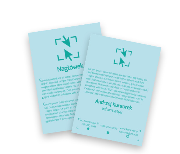 Maksymalna precyzja i cierpliwość, Telekomunikacja i Internet, Informatyk - Ulotki Netprint szablony online