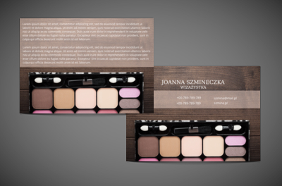 Paleta cieni do powiek A4-poziom, Zdrowie i Uroda, Wizaż - Ulotki Netprint